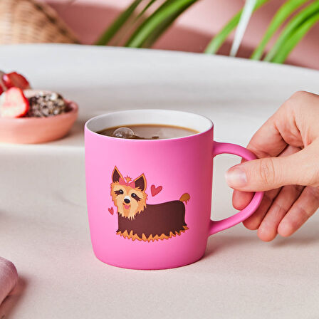 Karaca Soft Touch Animal Lady Mug 350 Ml