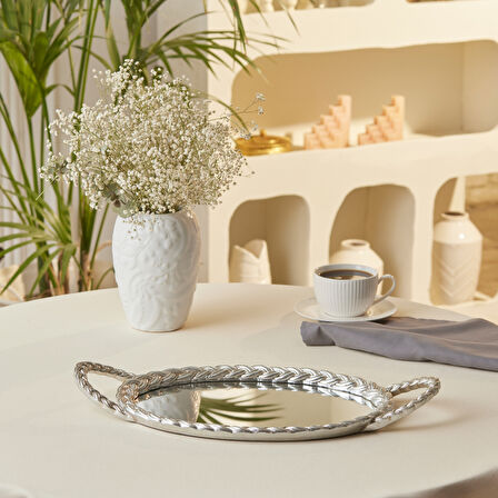 Karaca Marla Dekoratif Tepsi 45x24x5 cm