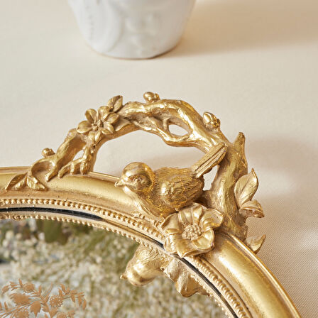 Karaca Vilma Dekoratif Tepsi Gold 36x26x4,5 cm