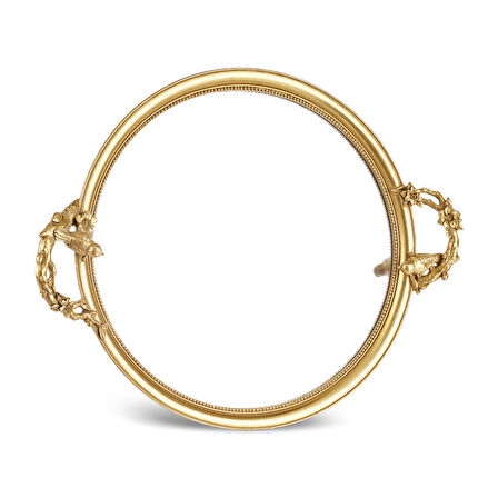 Karaca Vilma Dekoratif Gold Tepsi 50x40x5 cm
