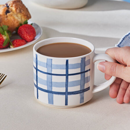 Karaca Alize Kareli Mug 390 Ml