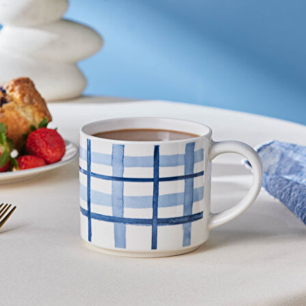 Karaca Alize Kareli Mug 390 Ml