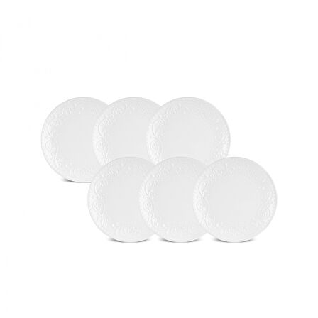 Karaca Safir 6 Parça Porselen Kek/Pasta Takımı 21 cm