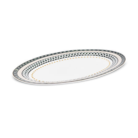 Karaca Melda Kayık Tabak 35 Cm