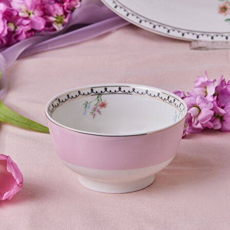 Karaca Minton Çerezlik 12 Cm Pembe