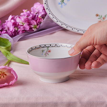 Karaca Minton Çerezlik 12 Cm Pembe