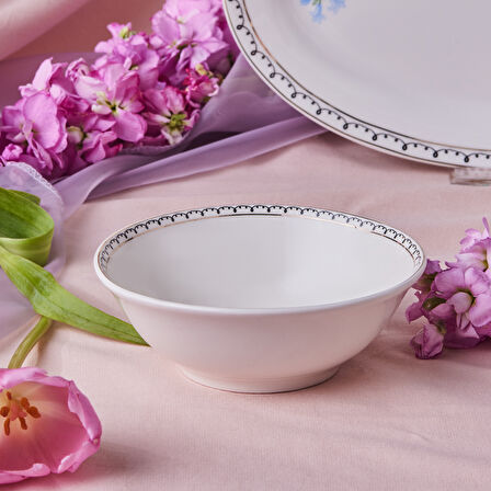 Karaca Minton Pembe Çiçek Kase 14 Cm