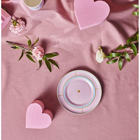 Karaca Talya Pasta Tabağı Pembe 20 Cm
