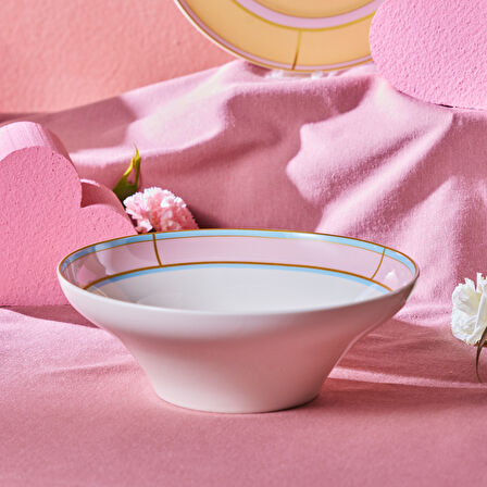 Karaca Talya Salata Kasesi 23 Cm Pembe