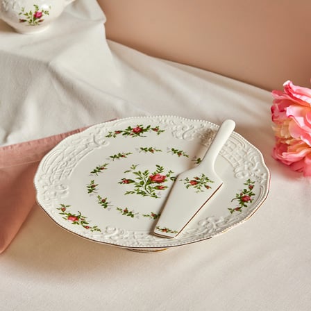 Karaca Vintage Rose Ayaklı Kek Standı 30 cm