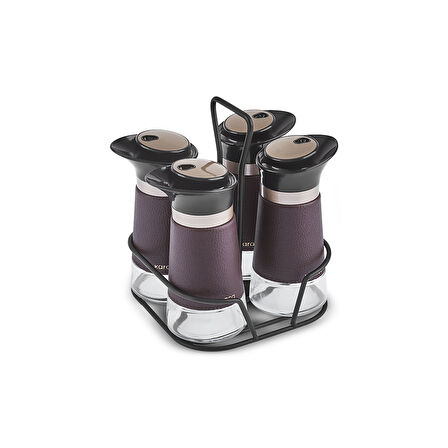 Karaca New Latin 5 Parça Cam Baharat Seti