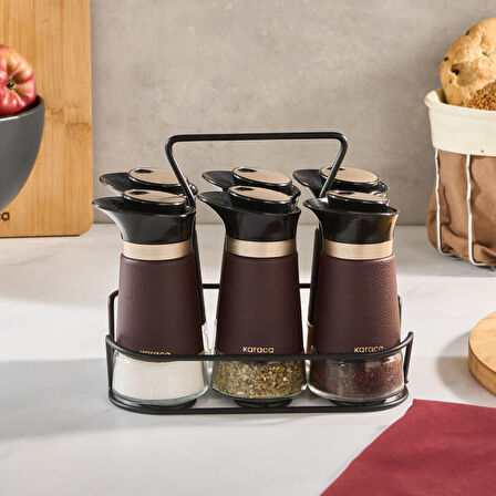 Karaca New Latin Standlı 7 Parça Baharat Seti 100 ml 