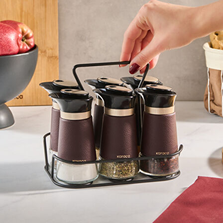 Karaca New Latin Standlı 7 Parça Baharat Seti 100 ml 