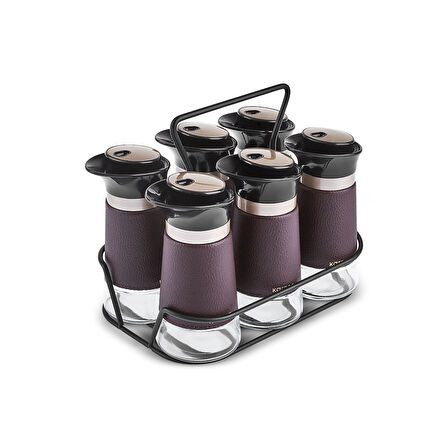 Karaca New Latin Standlı 7 Parça Baharat Seti 100 ml 