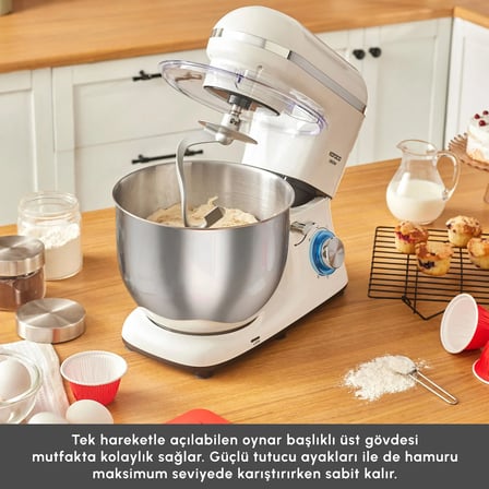 Karaca Chefcrafter Hamur Yoğurma Makinesi  Porcelain White 7L
