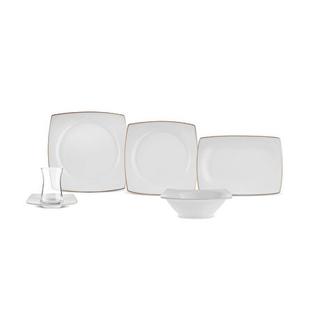 Karaca Elegance Bone Jamie 26 Parça 6 Kişilik Kahvaltı Takımı