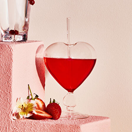 Karaca Love Pipetli Kokteyl Brdağı Şeffaf 200 ml