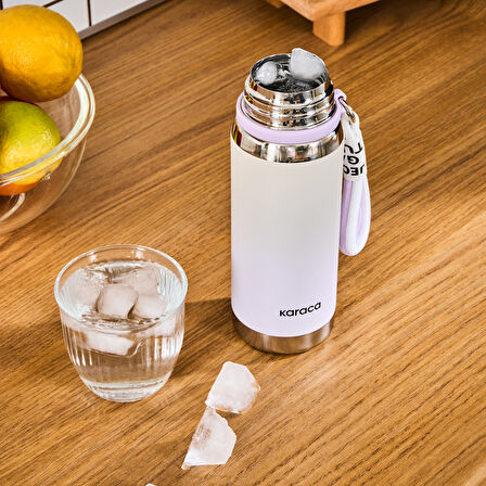 Karaca İnoxis Çelik Sızdırmaz Termos 550 Ml Lila