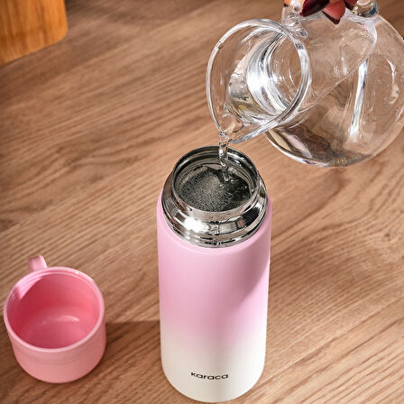 Karaca Candy Çelik Sızdırmaz Termos Pembe 500 ml
