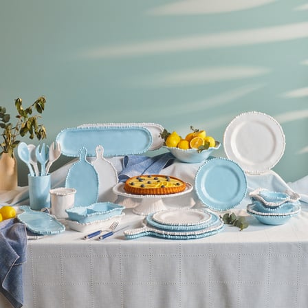 Karaca Perla Melamin Bölmeli Çerezlik Dikdörtgen 23 cm Beyaz