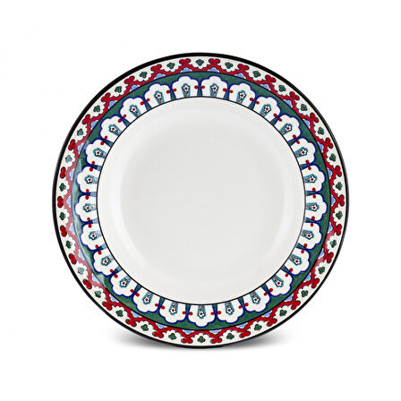 Karaca İznik Çini Çukur Tabak 23 cm