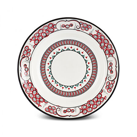 Karaca İznik Lal Çukur Tabak 23 cm