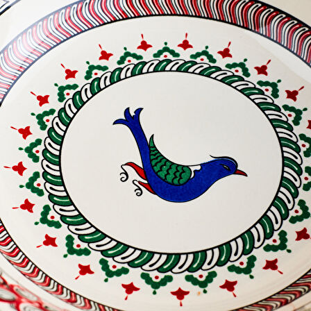 Karaca İznik Serisi Kuş Salata Kasesi 24 cm
