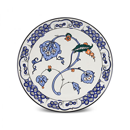 Karaca İznik Hatai Ayaklı Kek Standı 32 cm