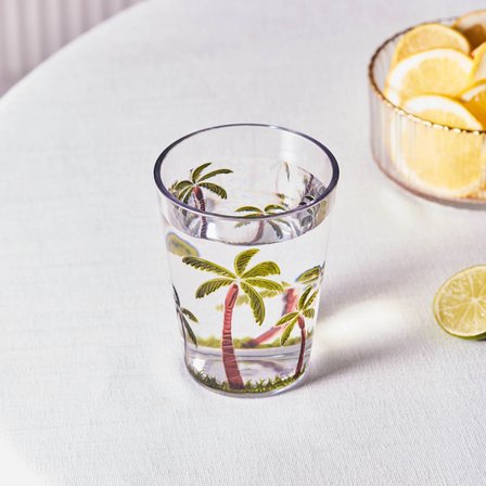 Karaca Palmera Akrilik Su Bardağı 430 ml Şeffaf