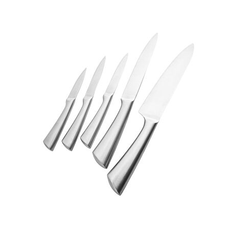 Karaca Retroway 6 Parça Standlı Bıçak Seti Siyah