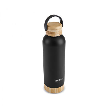Karaca Woody Çelik Sızdırmaz Termos 500 ml Siyah