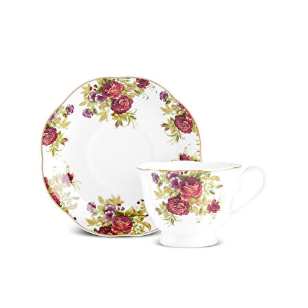 Karaca Asuman 6 Kişilik Kahve Fincan Takımı 80 ml