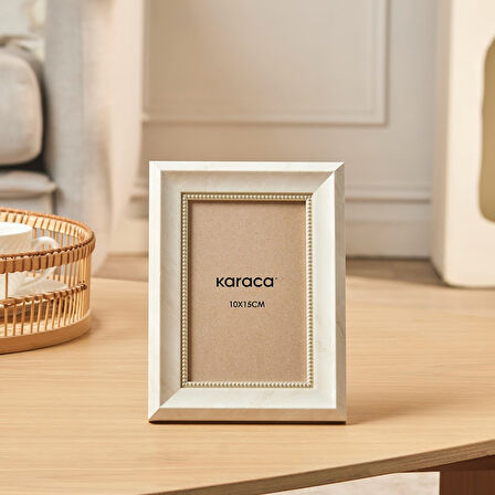 Karaca Bramble Mermer Görünümlü Çerçeve Krem 10x15 cm