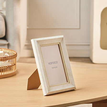 Karaca Bramble Mermer Görünümlü Çerçeve Krem 10x15 cm