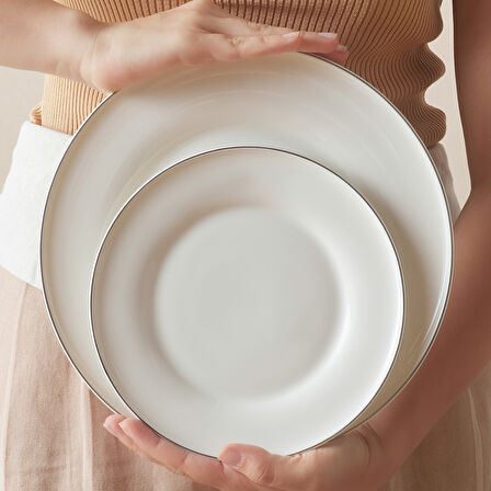 Karaca Elegance Bone Alba 53 Parça 12 Kişilik Yemek Takımı