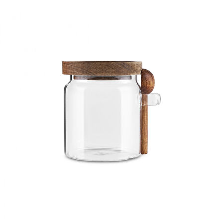 Karaca Mova Akasya 3'lü Cam Kaşıklı Baharat Takımı