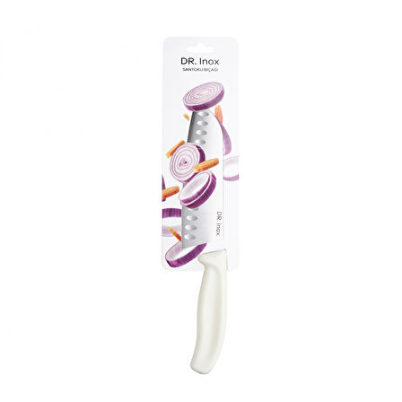 Dr. Inox Santoku Bıçağı 30 cm Krem