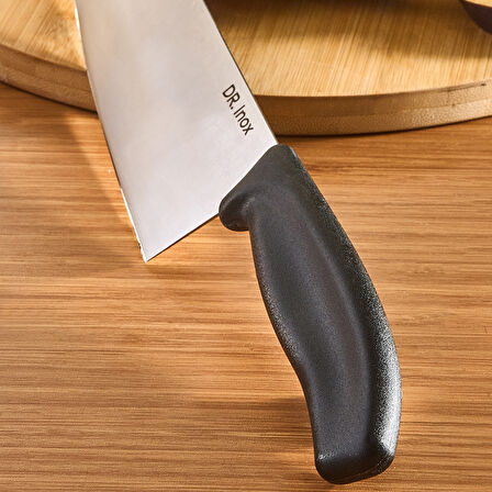 Dr. Inox Şef Bıçağı 33 cm Siyah