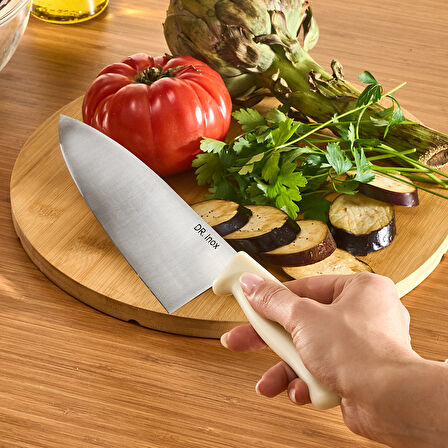 Dr. Inox Şef Bıçağı 33 cm Krem