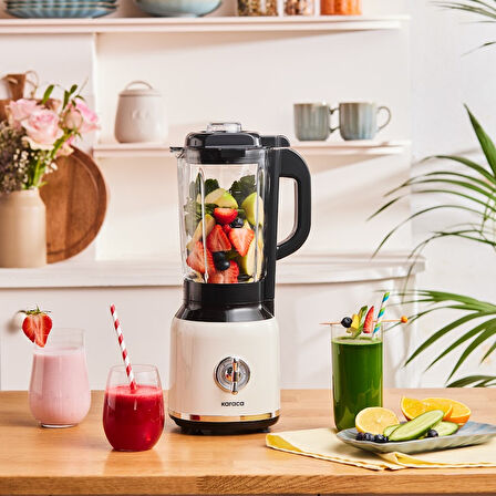 Karaca Vintage Craft Smoothie Blender Cream 600 W