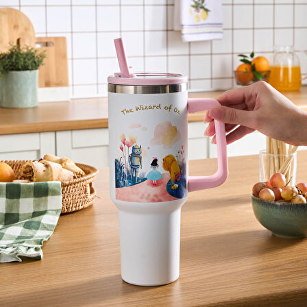Karaca Star Hero Ozi Çelik Sızdırmaz Termos Pembe 1150 ml
