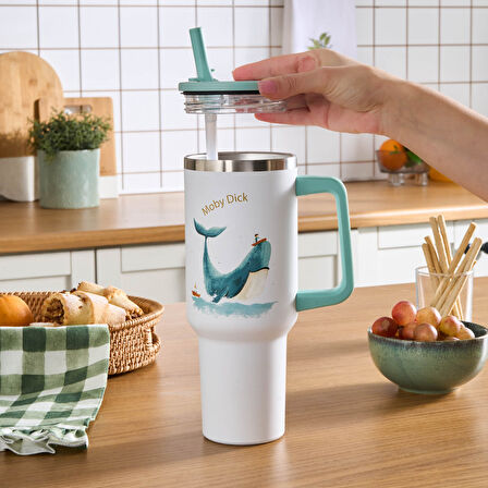 Karaca Star Hero Moby Çelik Sızdırmaz Termos Yeşil 1150 ml