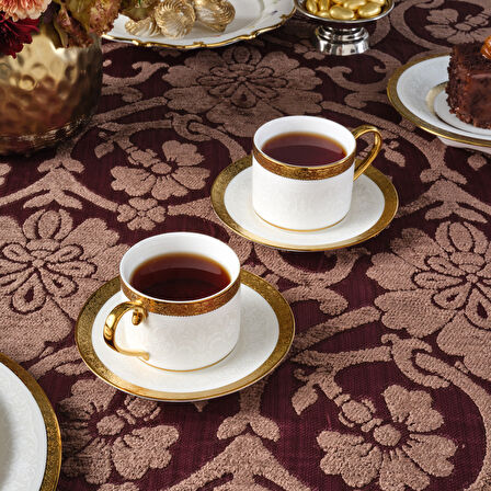 Karaca Royal Bone Victoria 2işilik Çay Fincan Takımı