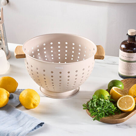 Karaca Ekin Bambu Saplı Süzgeç