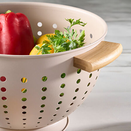 Karaca Ekin Bambu Saplı Süzgeç