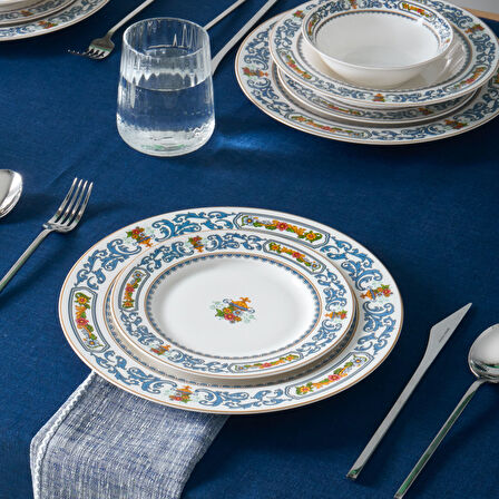 Karaca Forever Bone Vase 24 Parça 6 Kişilik Yemek Takımı