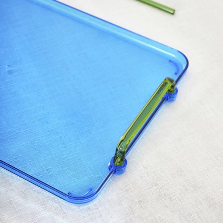 Karaca Claro Dikdörtgen Tepsi Mavi 38 cm