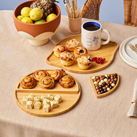 Karaca Bambu Fiona 4'lü Sunumluk