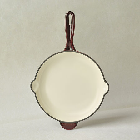 Karaca Heritage Demir Döküm Emayeli Tava Kırmızı 26 cm