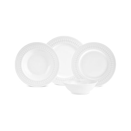 Karaca Forever Bone Fordelia 24 Parça 6 Kişilik Yemek Takımı